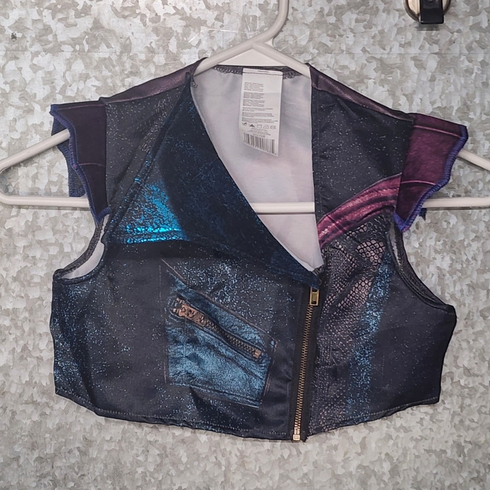 Disney Descendants Mal Costume Play Girls Small 4-6